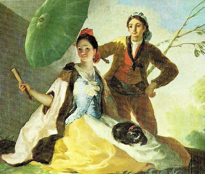 Francisco de Goya the parasol oil painting picture